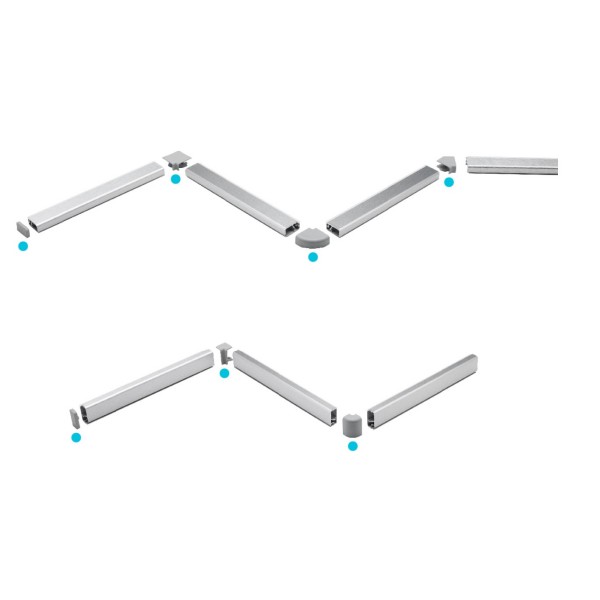 ZAKLJUČKI ZA 25X12 LETEV ZA DELOVNI PULT