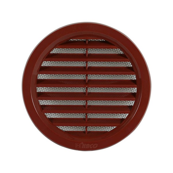 ZRAČNIK FI 123 MM BELI/RJAVI Z MREŽO