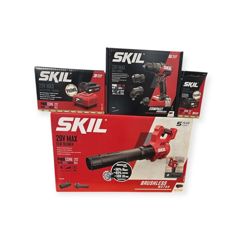 SKIL SET VIJAČNIK+PUHALNIK