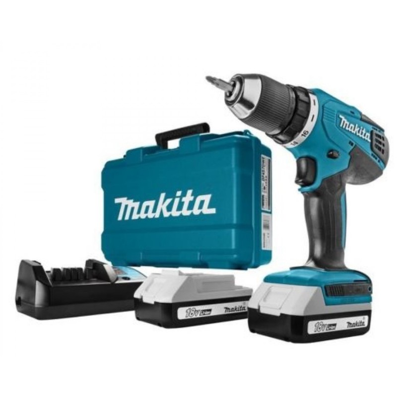 Makita akumulatorski vrtalnik DF457 DWE