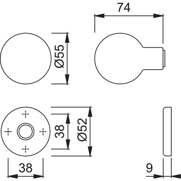 GUMB HOPPE ALU F1/2/4 60L FIKSEN