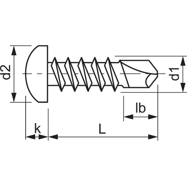 4.8X16 KNIPING VIJAK DIN 7504M