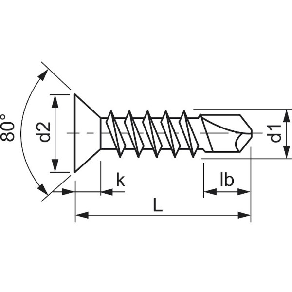 4.8X50 KNIPING VIJAK DIN 7504O