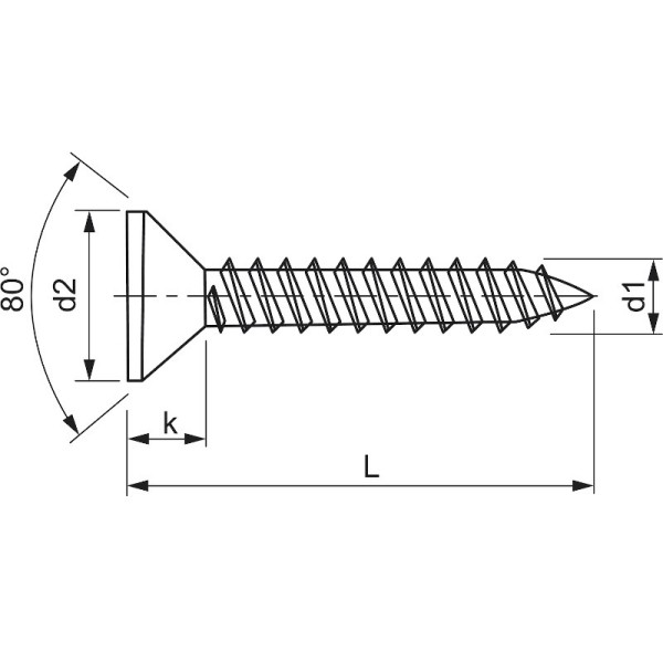 4.2X32 KNIPING VIJAK DIN 7982