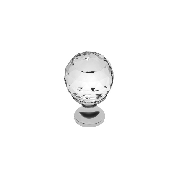 Ročaj okrogli fi 30mm - kristal