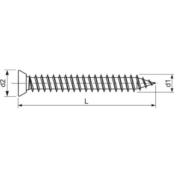 7.5X182 ZIDNI VIJAK TX30 TEFIX