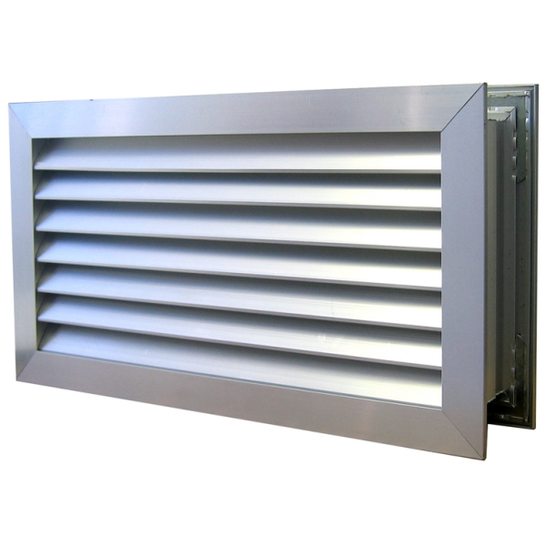 Aluminijasti vgradni zračnik
