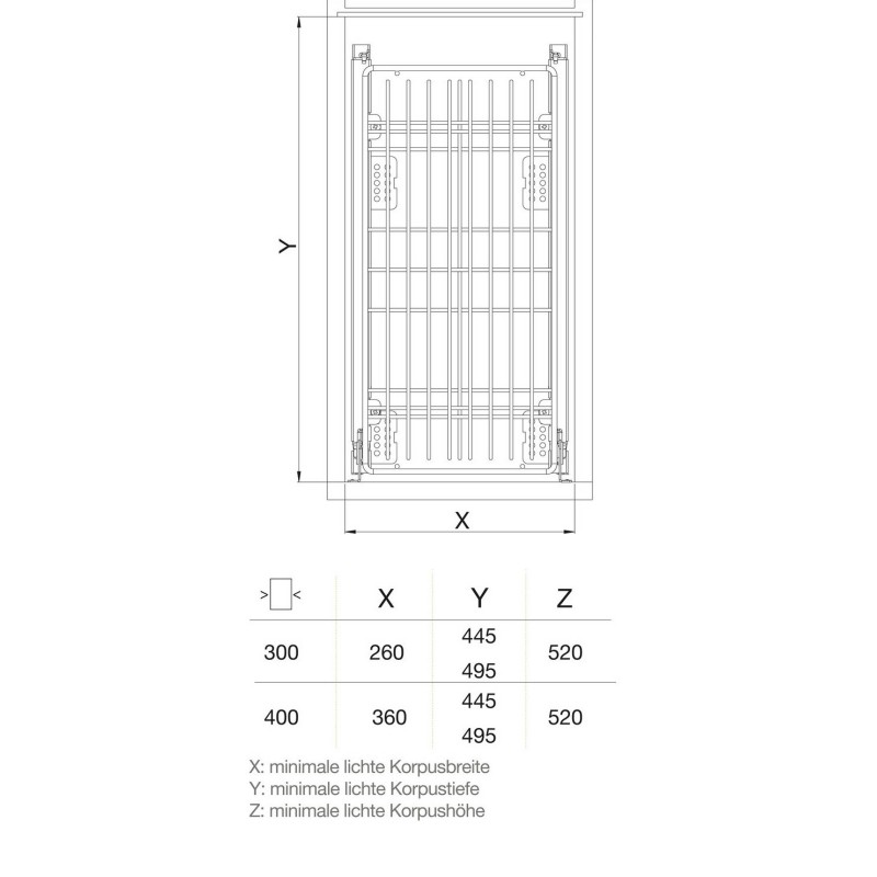 KOŠARA IZVLEČNA COMBI EC 40