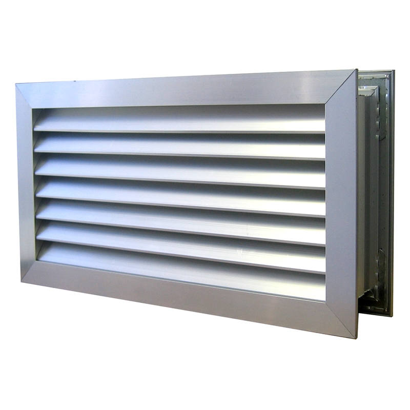 Aluminijasti vgradni zračnik