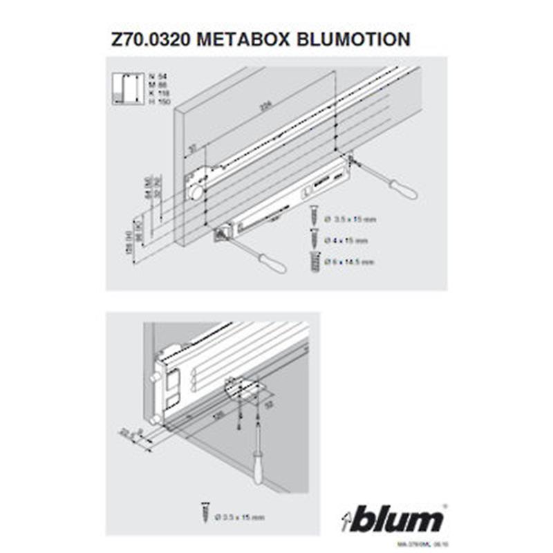 zaustavljalec blumotion za metabox